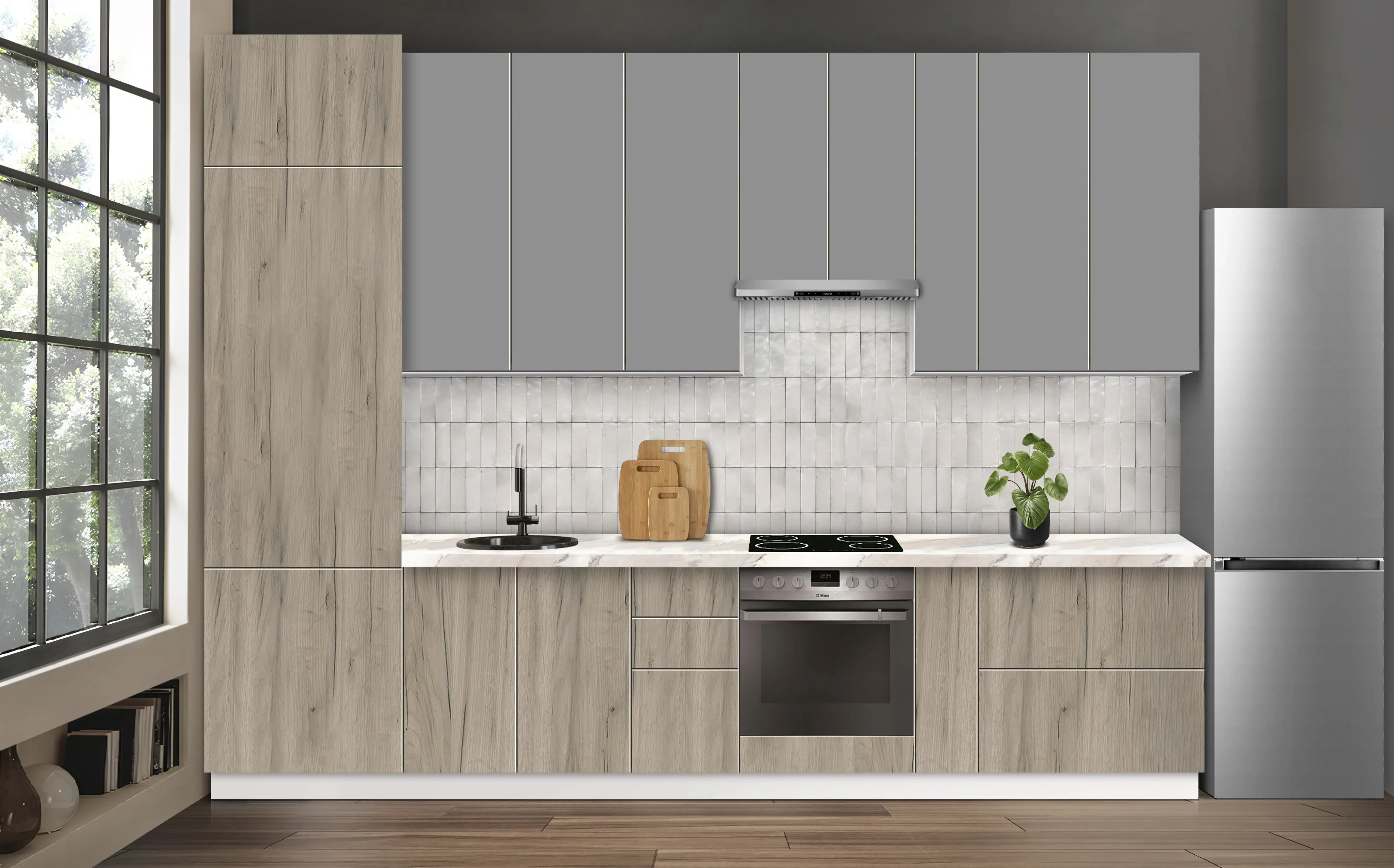 Bucatarie modulara Modern Dolce Vita 6 H110 3.4m