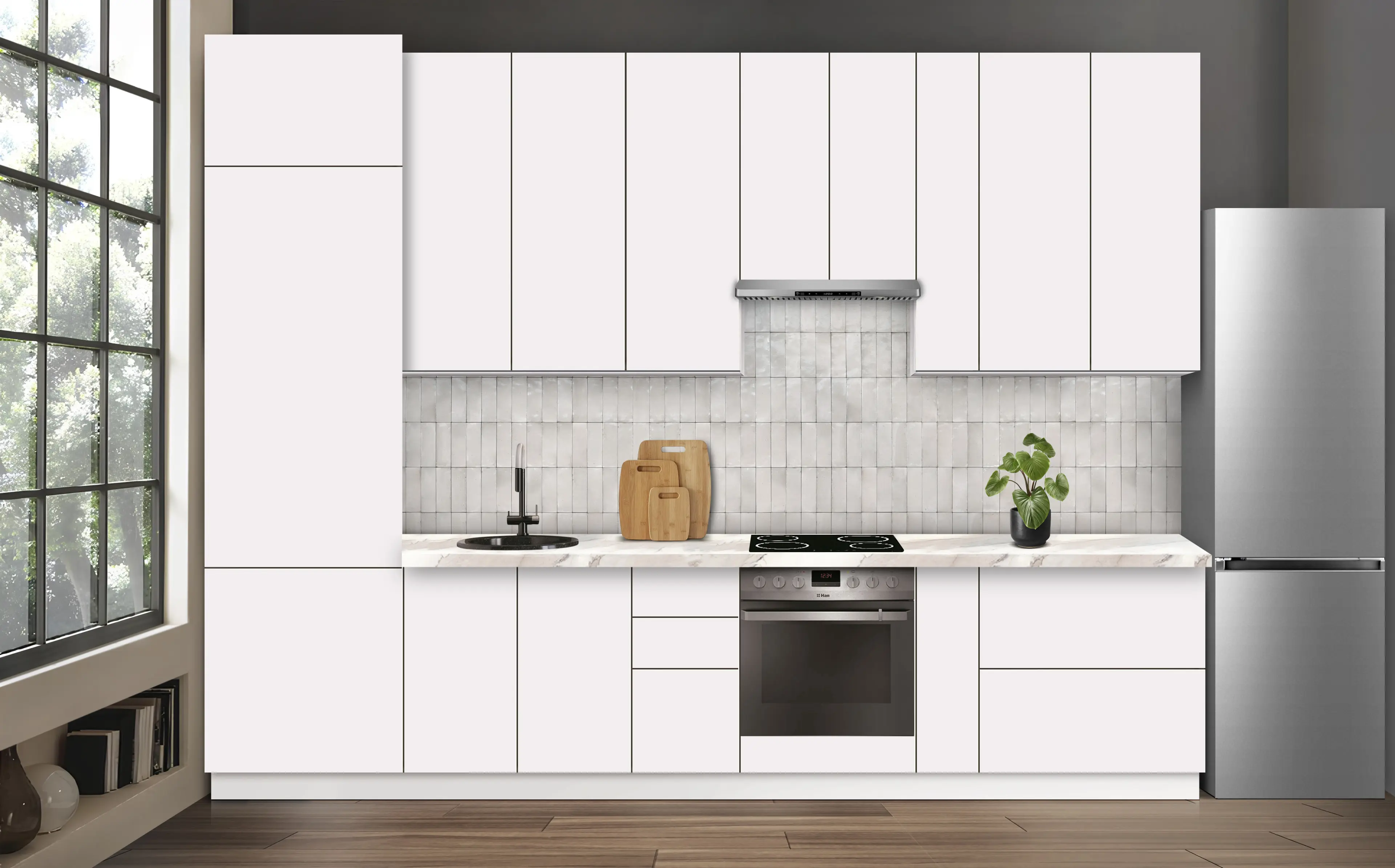 Bucatarie modulara Modern Dolce Vita 6 H110 3.4m