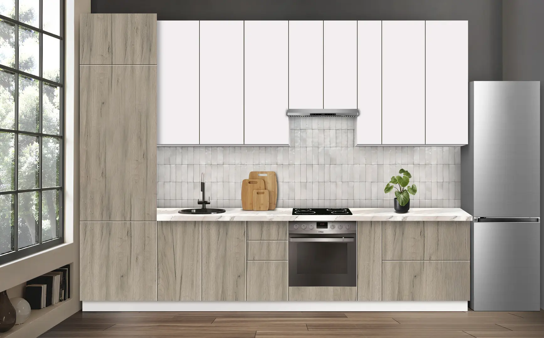 Bucatarie modulara Modern Dolce Vita 6 H110 3.4m