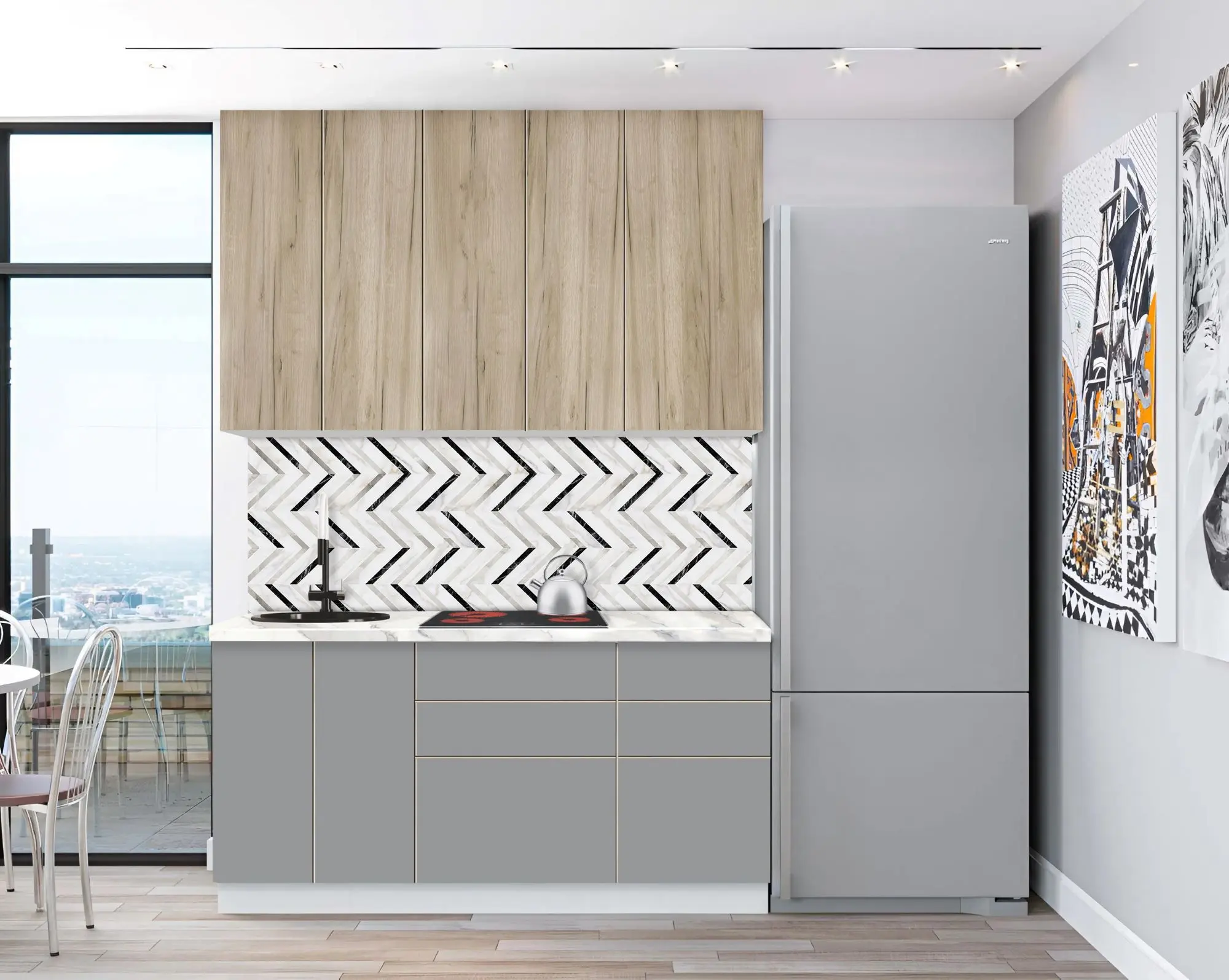 Модульная кухня Modern Dolce Vita 7 H110 1.6m