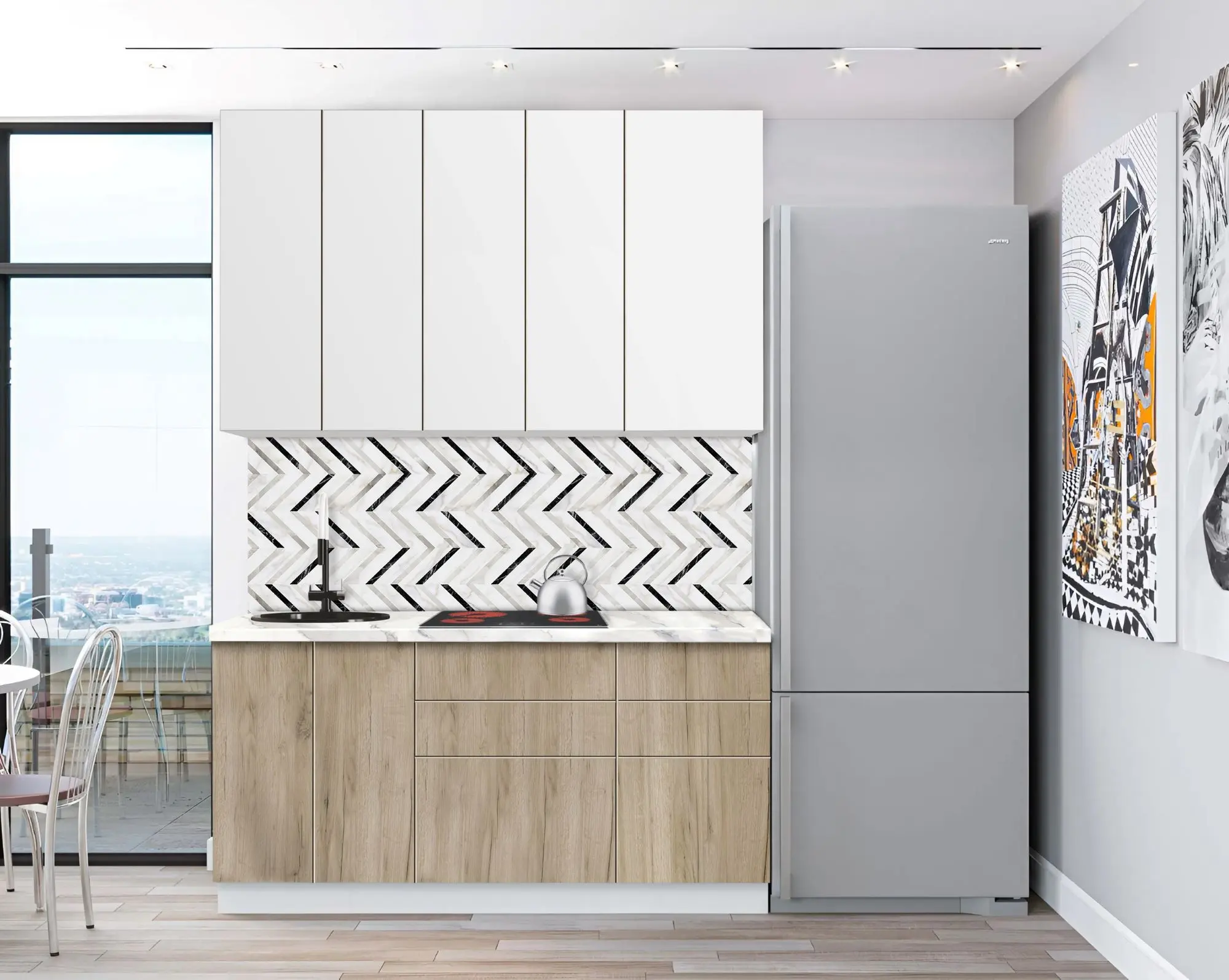 Модульная кухня Modern Dolce Vita 7 H110 1.6m