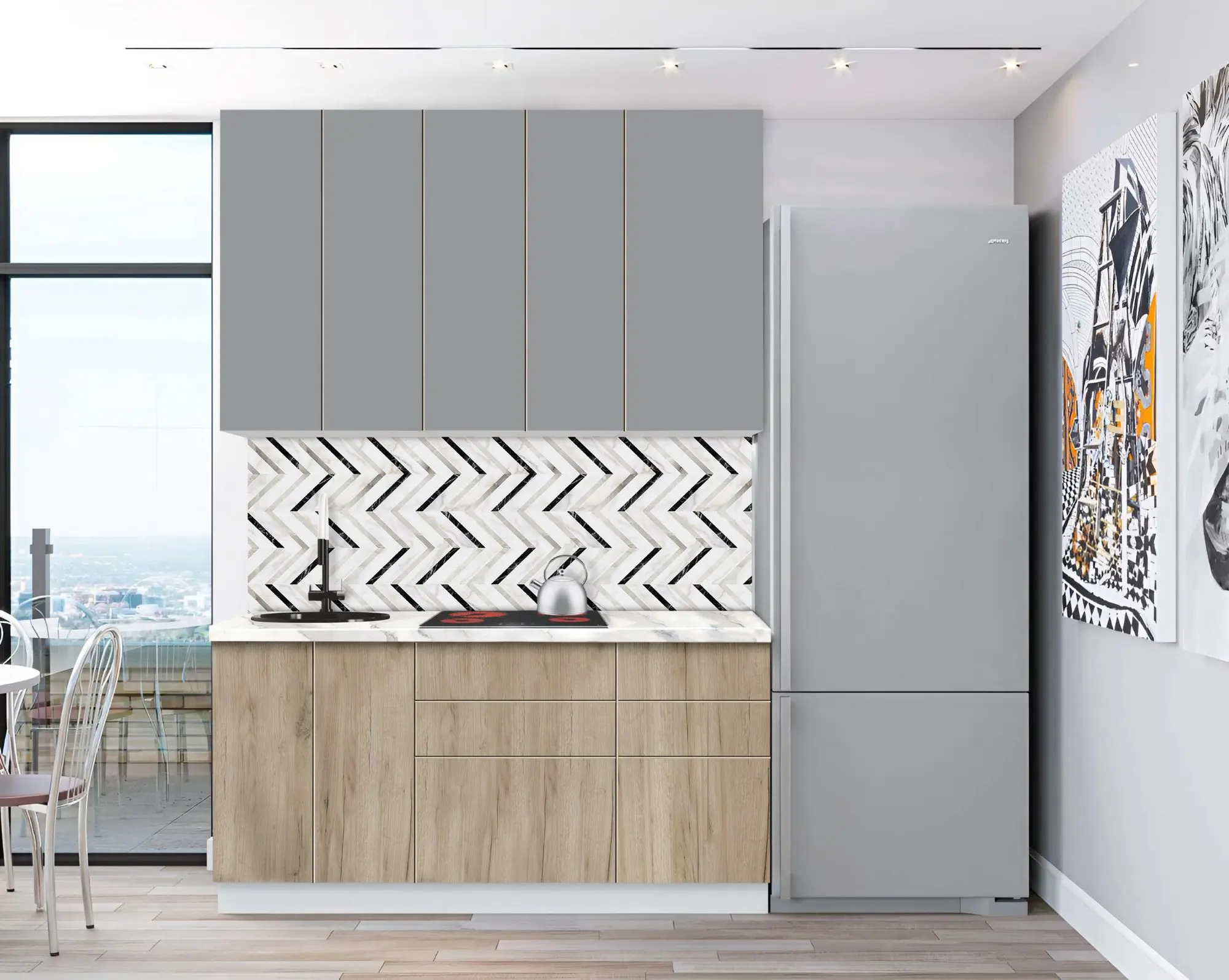 Модульная кухня Modern Dolce Vita 7 H110 1.6m