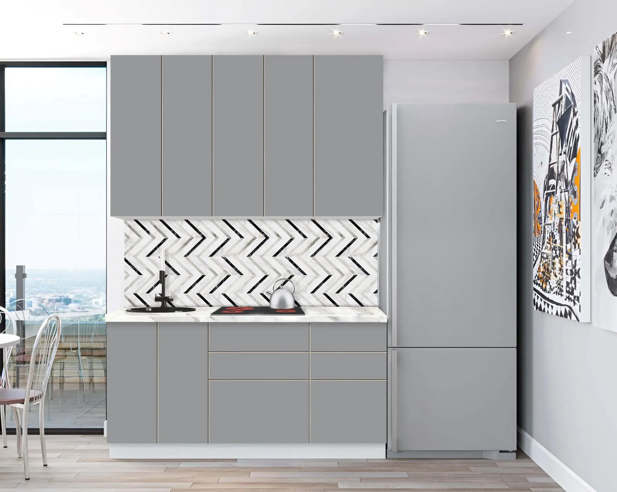 Модульная кухня Modern Dolce Vita 7 H110 1.6m