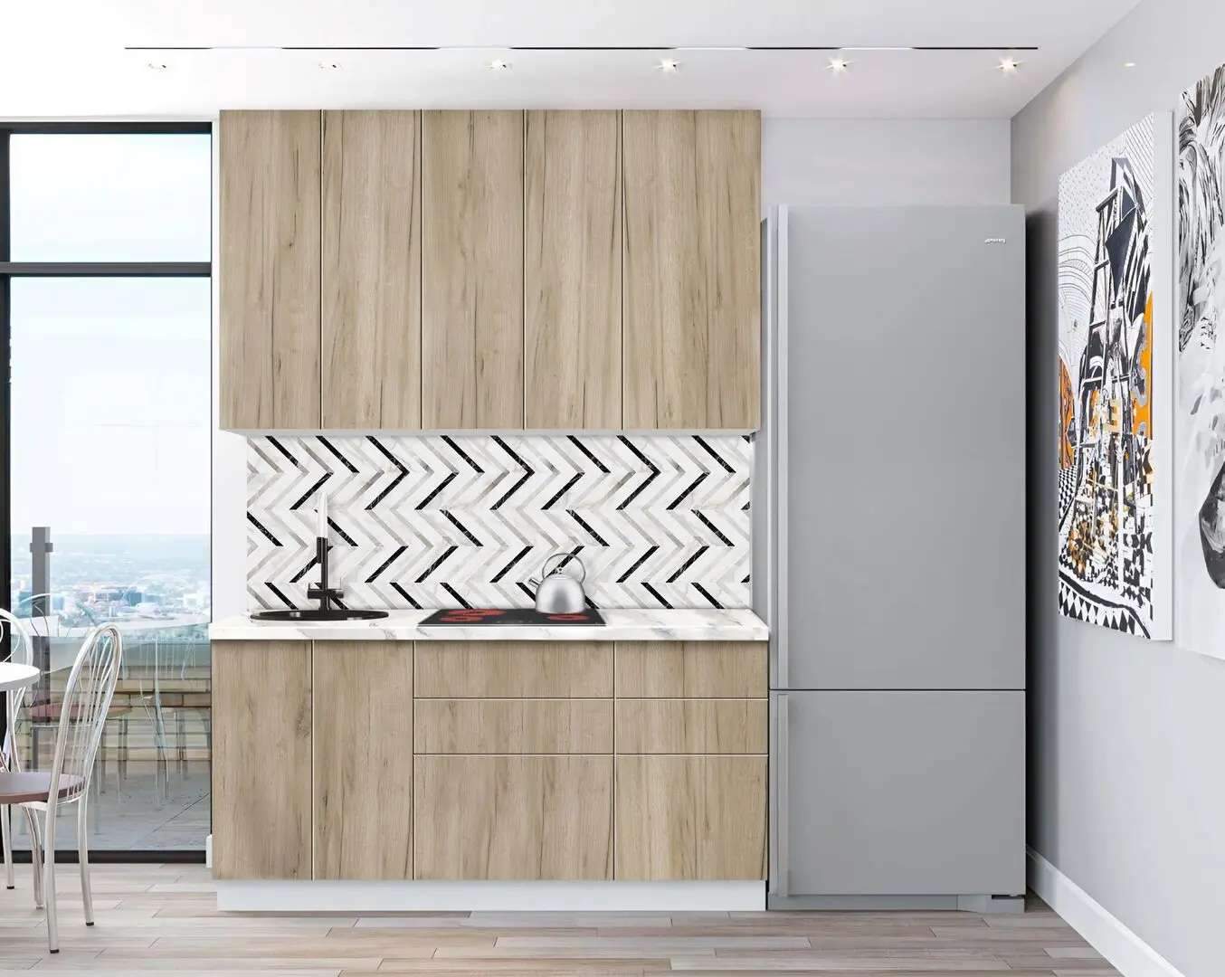 Модульная кухня Modern Dolce Vita 7 H110 1.6m