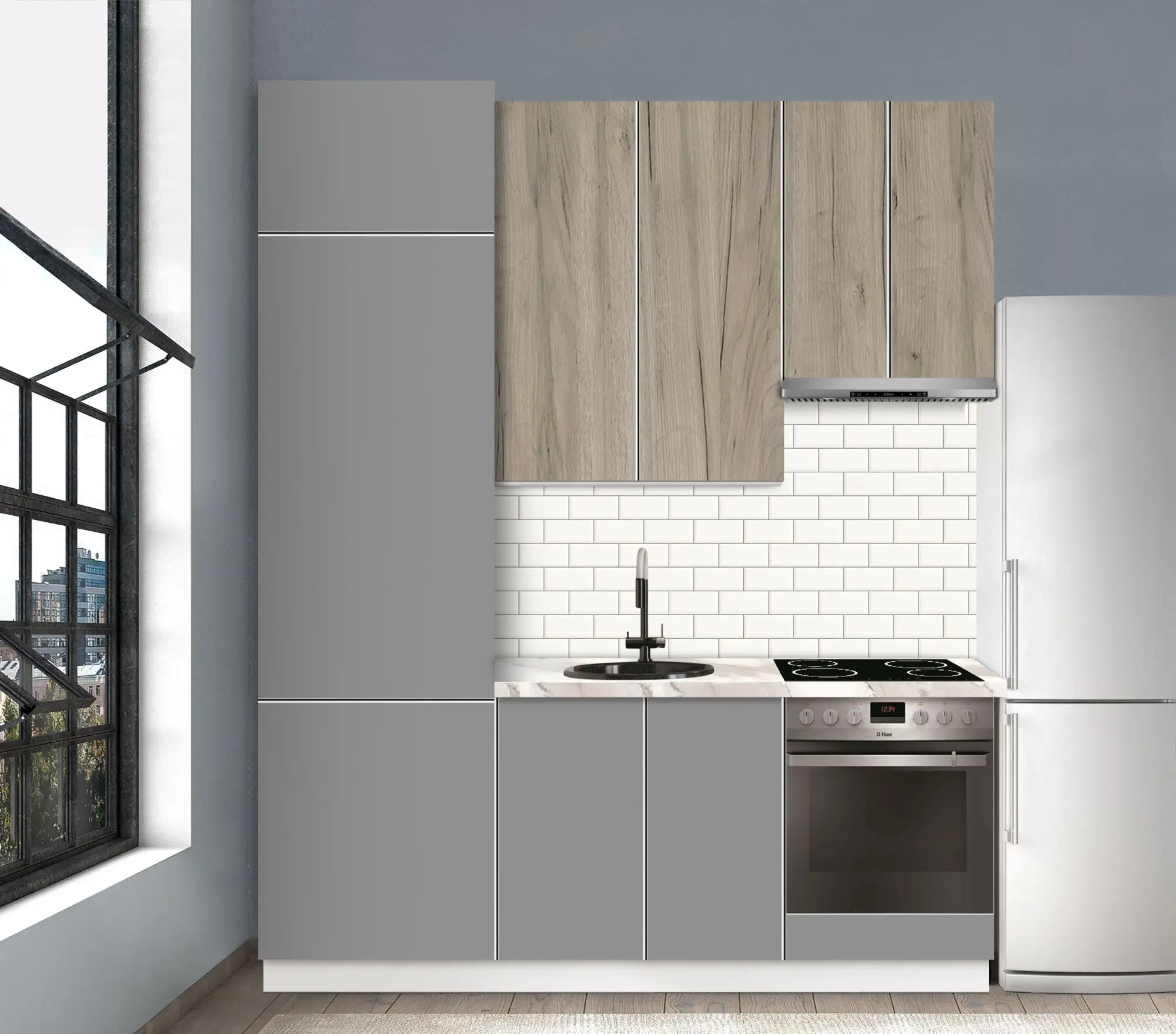 Bucatarie modulara Modern Dolce Vita 7 H110 2.0m