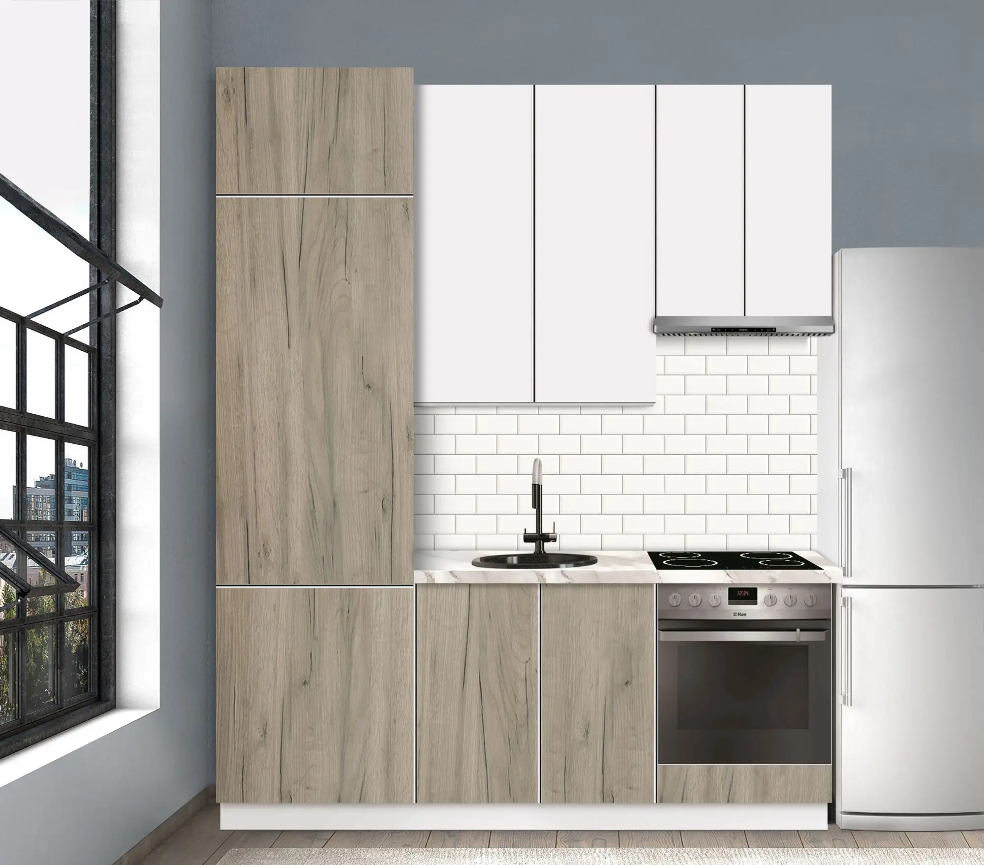 Bucatarie modulara Modern Dolce Vita 7 H110 2.0m