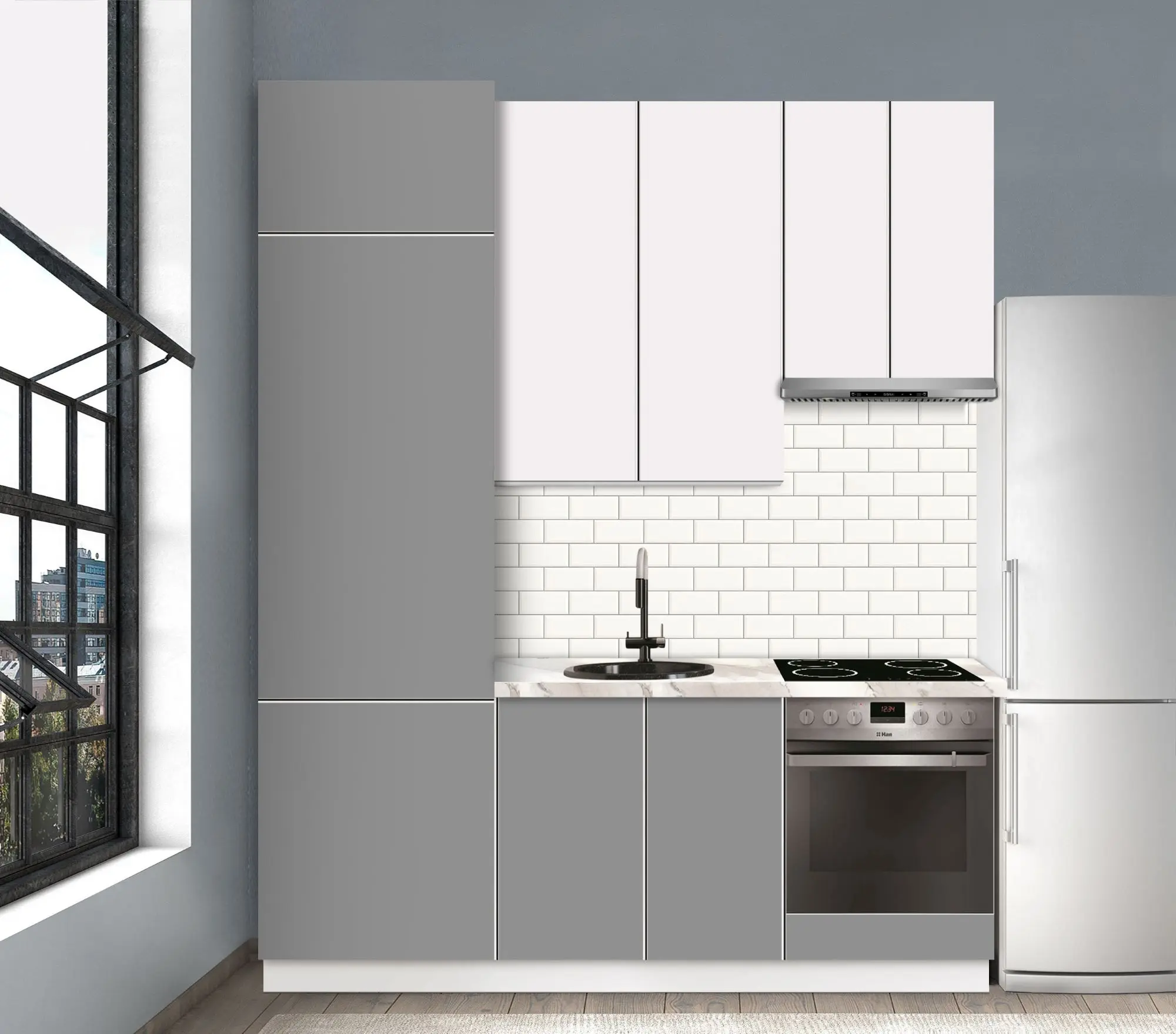 Bucatarie modulara Modern Dolce Vita 7 H110 2.0m