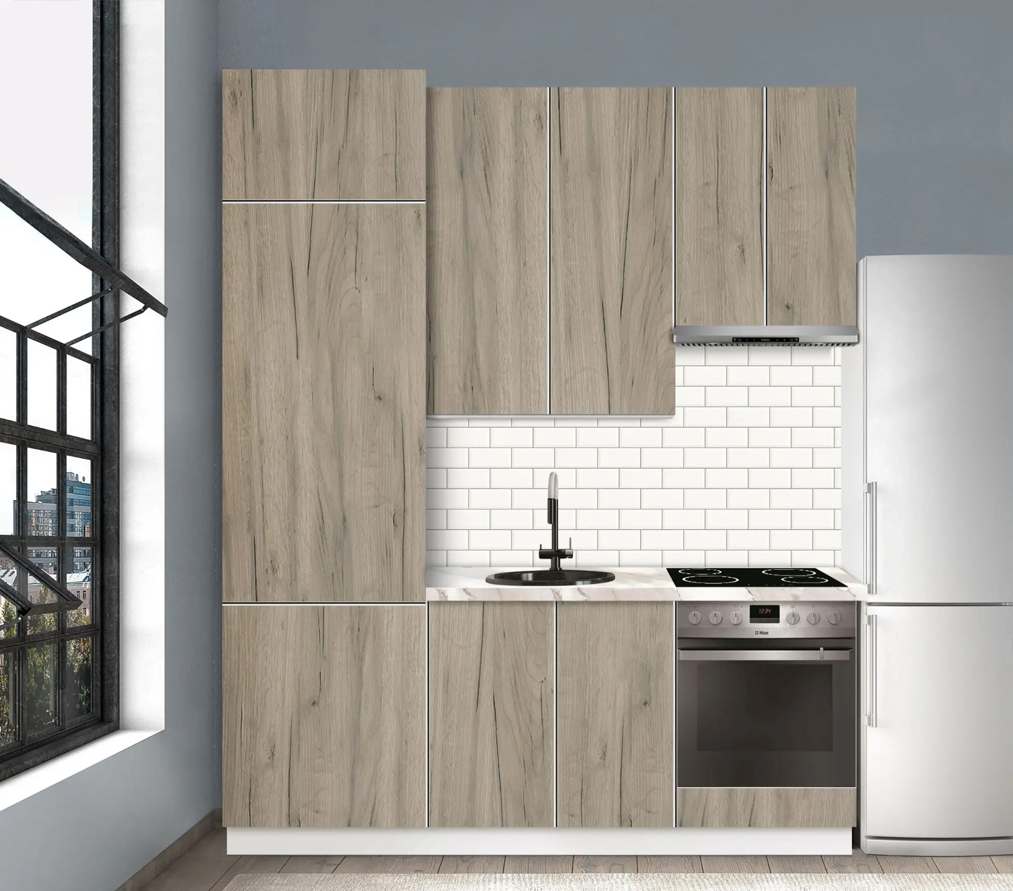 Bucatarie modulara Modern Dolce Vita 7 H110 2.0m