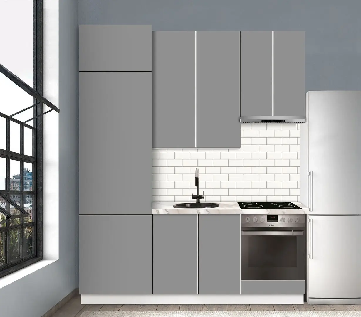 Bucatarie modulara Modern Dolce Vita 7 H110 2.0m