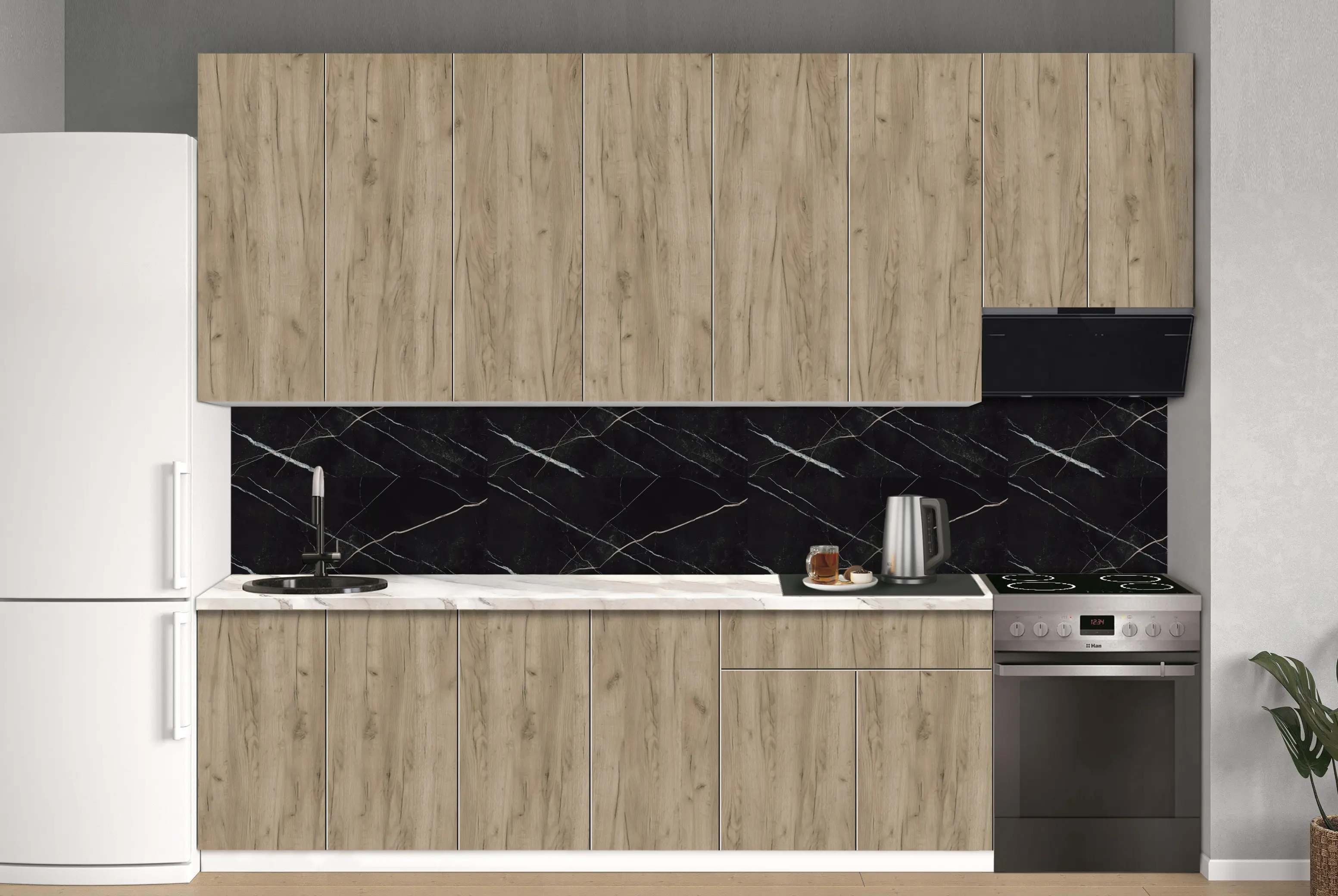 Bucatarie modulara Modern Dolce Vita 7 H110 3.0m