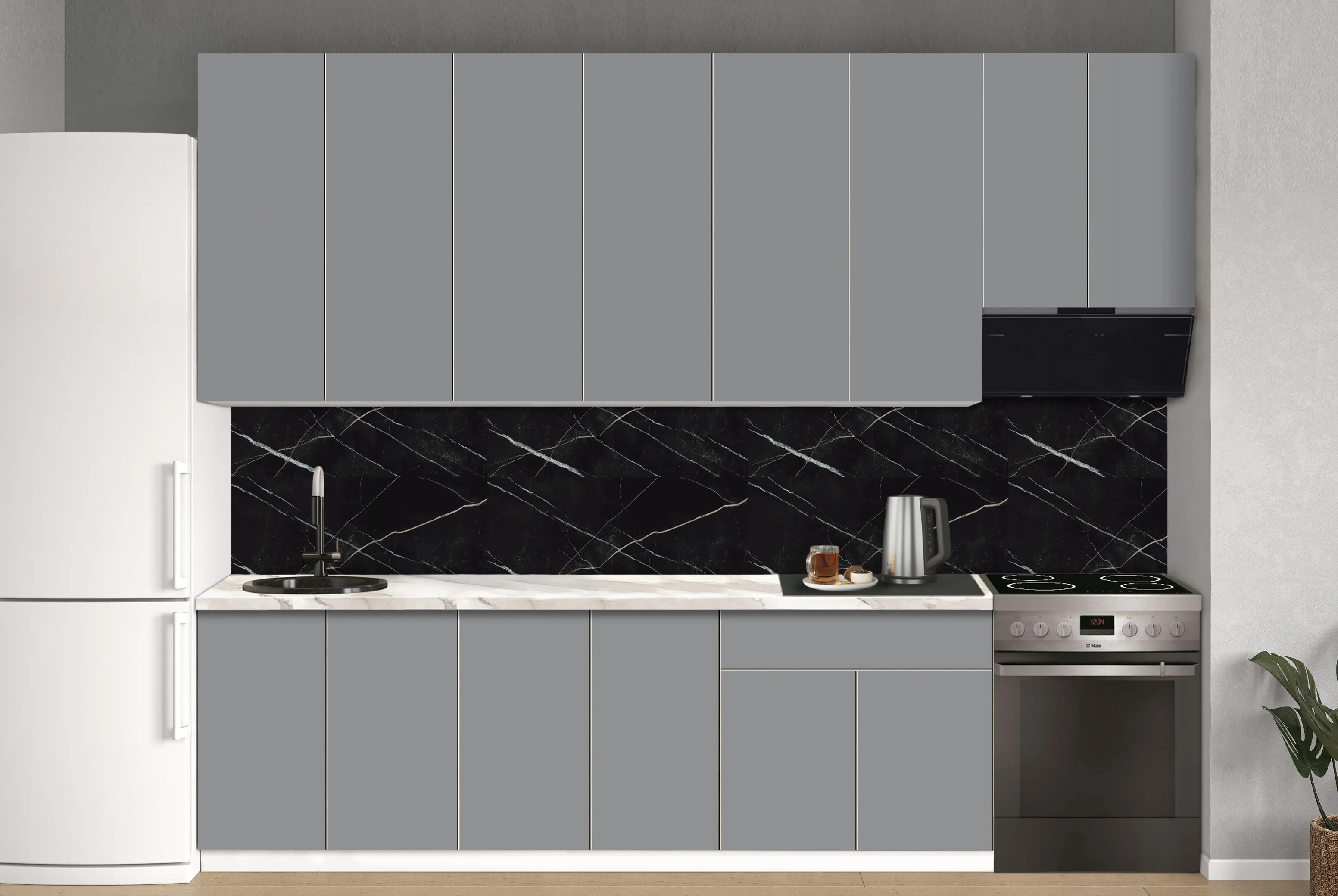 Bucatarie modulara Modern Dolce Vita 7 H110 3.0m