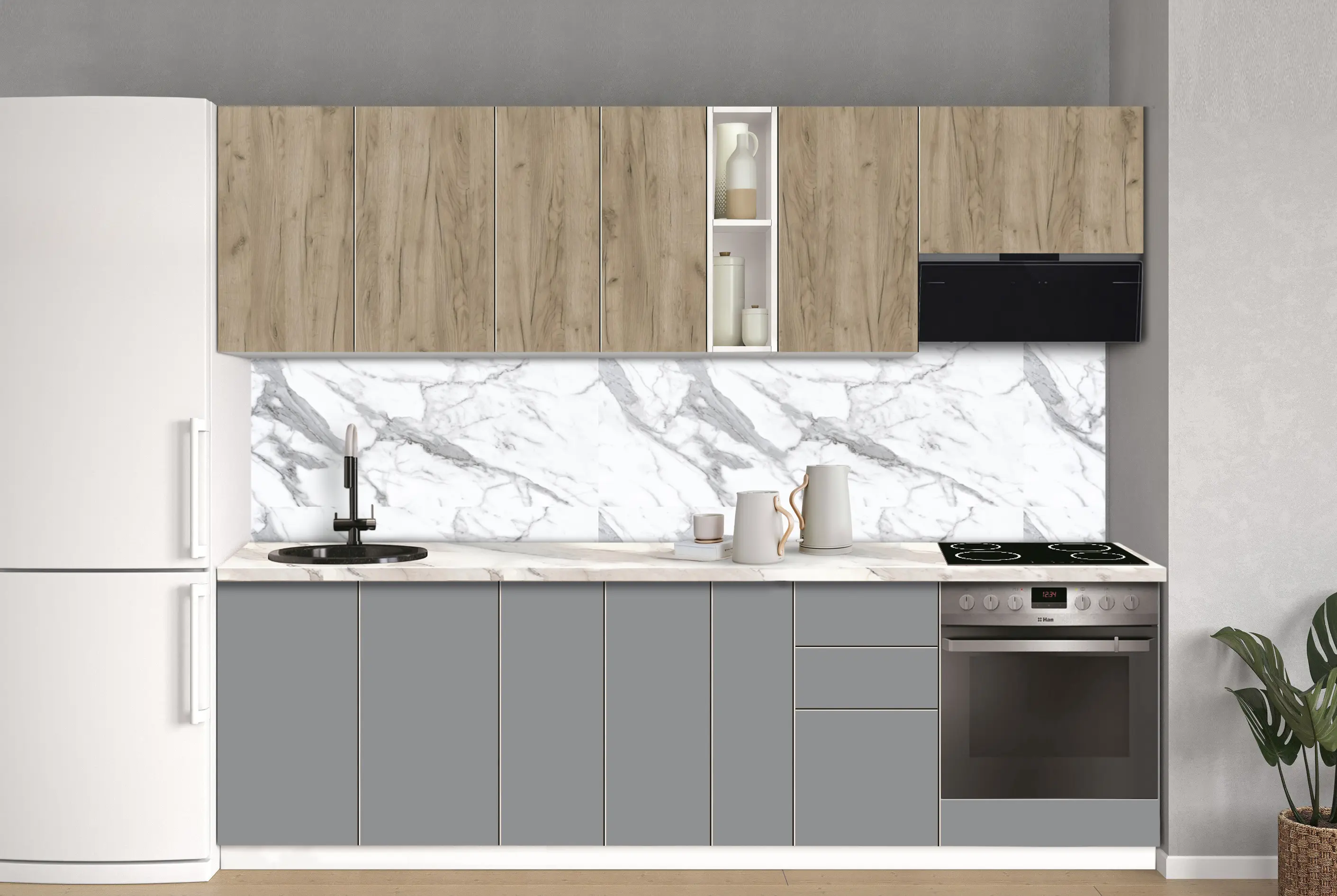 Bucatarie modulara Modern Dolce Vita 7 H68 2.6m