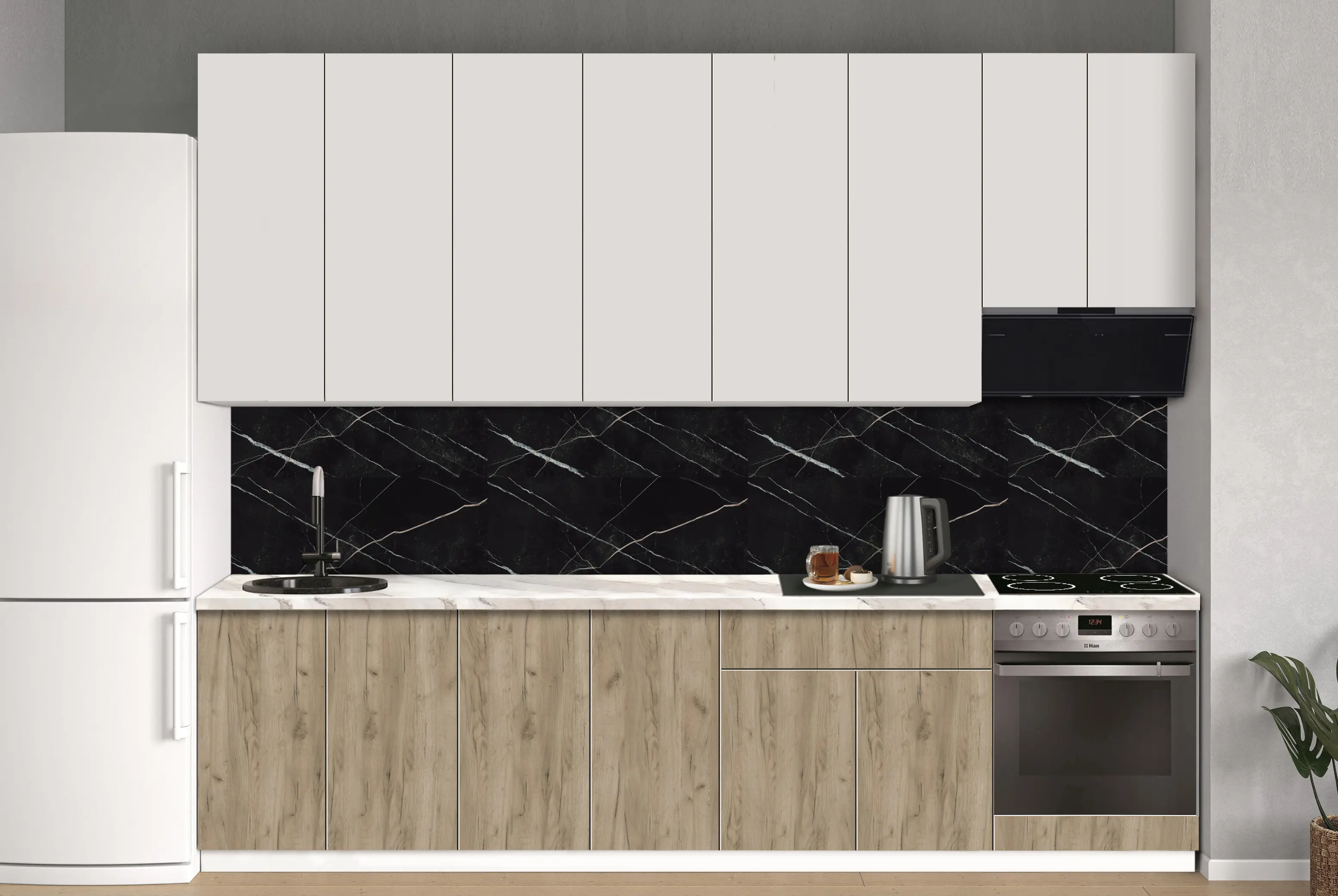 Bucatarie modulara Modern Dolce Vita 8 H110 3.0m