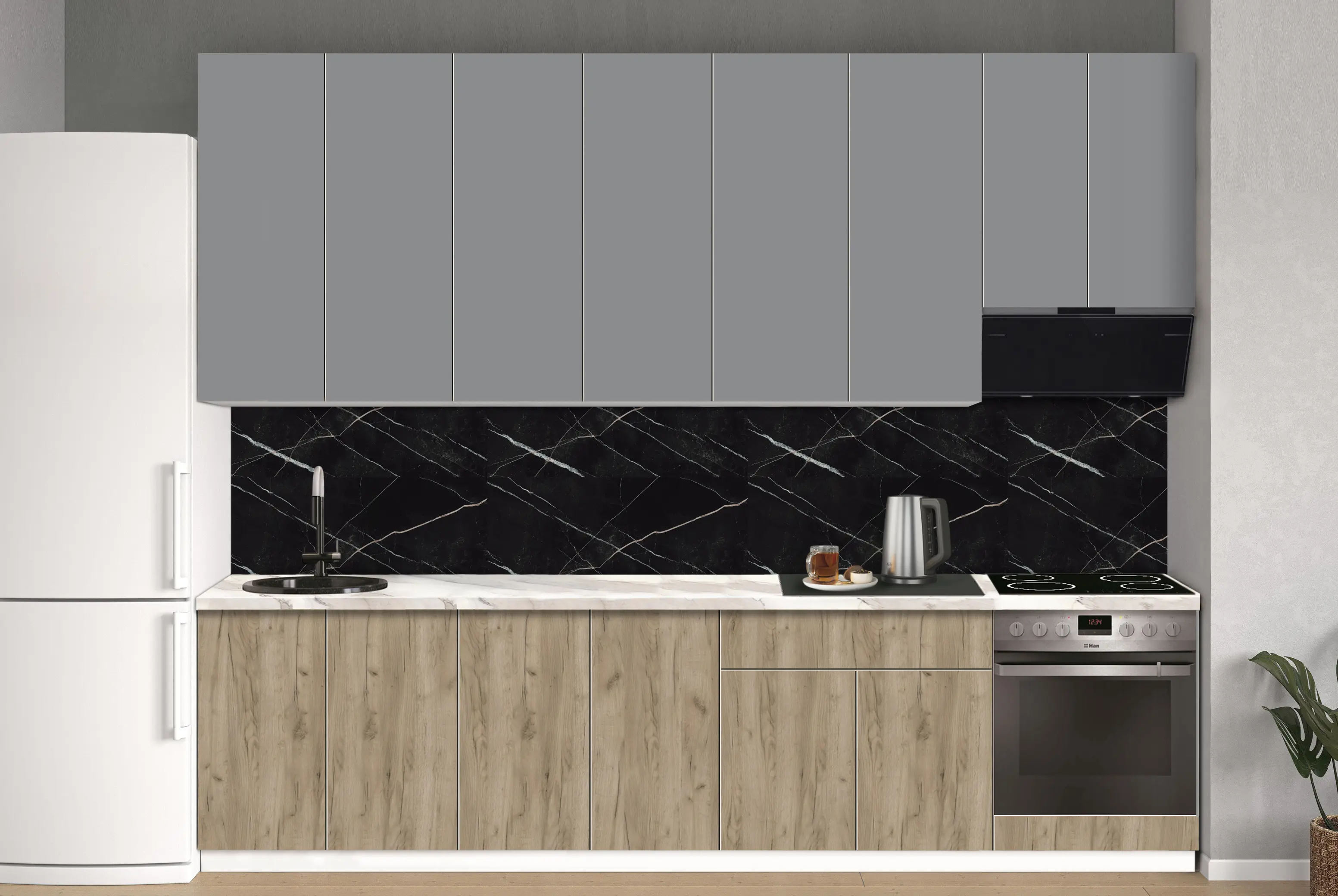 Bucatarie modulara Modern Dolce Vita 8 H110 3.0m