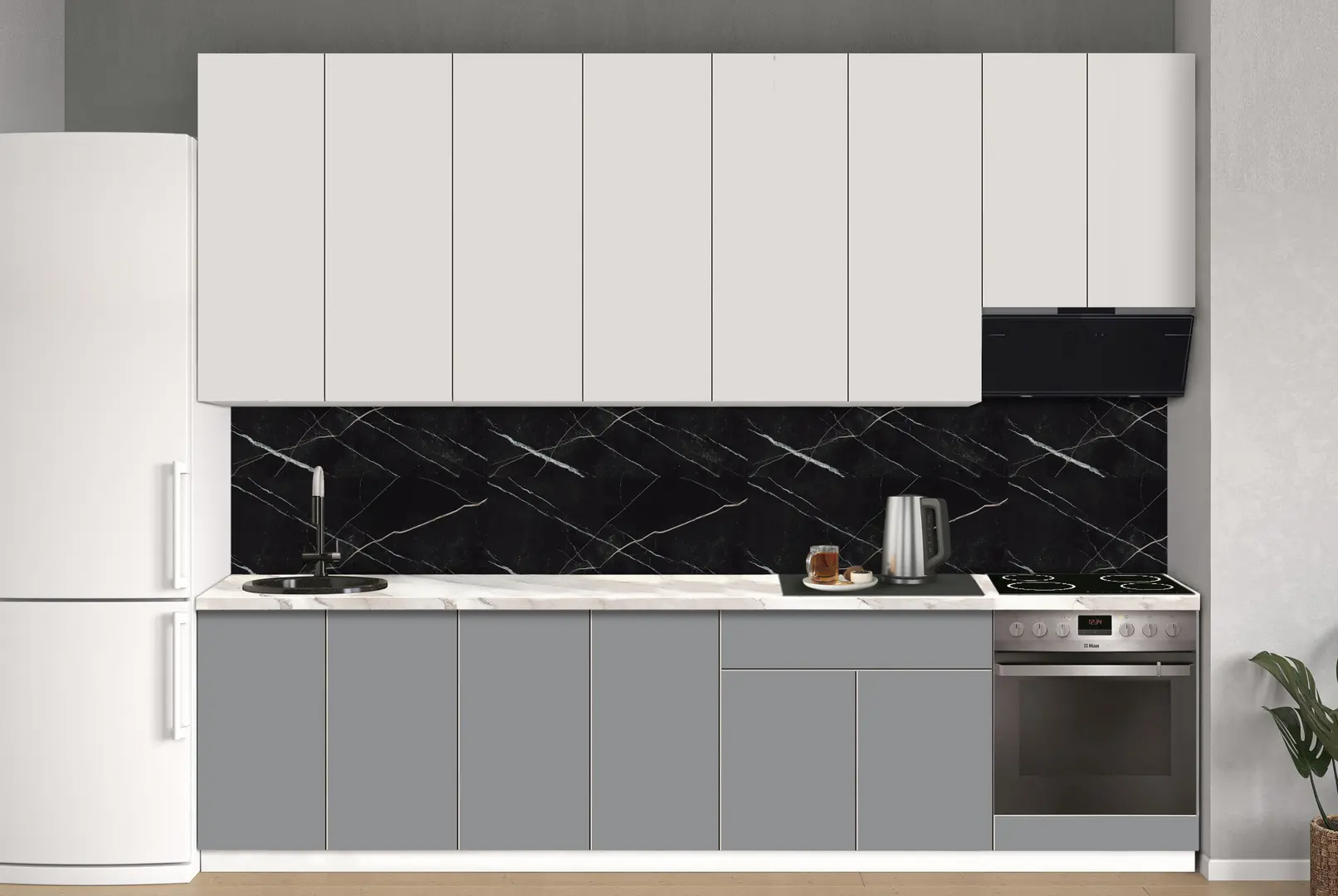 Bucatarie modulara Modern Dolce Vita 8 H110 3.0m