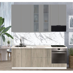 Модульная кухня Modern Dolce Vita Витрина 1 H110 2.2m Thumb