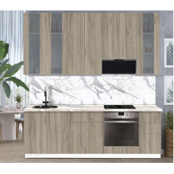 Модульная кухня Modern Dolce Vita Витрина 1 H110 2.4m