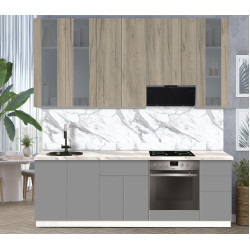 Bucatarie modulara Modern Dolce Vita Vitrina 1 H110 2.4m Thumb