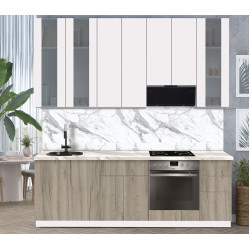 Bucatarie modulara Modern Dolce Vita Vitrina 1 H110 2.4m Thumb