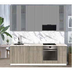 Bucatarie modulara Modern Dolce Vita Vitrina 1 H110 2.4m Thumb