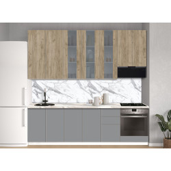 Bucatarie modulara Modern Dolce Vita Vitrina 1 H110 2.6m Thumb