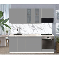 Модульная кухня Modern Dolce Vita Витрина 1 H68 2.2m Thumb