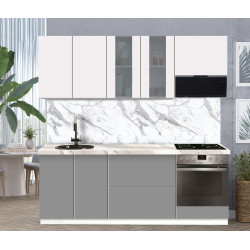 Модульная кухня Modern Dolce Vita Витрина 1 H68 2.2m Thumb