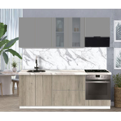 Модульная кухня Modern Dolce Vita Витрина 1 H68 2.2m Thumb