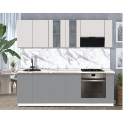 Модульная кухня Modern Dolce Vita Витрина 1 H68 2.4m Thumb