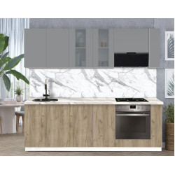 Модульная кухня Modern Dolce Vita Витрина 1 H68 2.4m Thumb