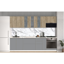 Модульная кухня Modern Dolce Vita Витрина 1 H68 2.8m