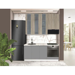 Bucatarie modulara Modern Dolce Vita Vitrina 2 H110 1.8m Thumb