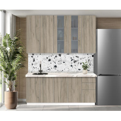 Bucatarie modulara Modern Dolce Vita Vitrina 2 H110 2.0m