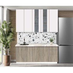 Bucatarie modulara Modern Dolce Vita Vitrina 2 H110 2.0m Thumb