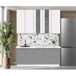 Bucatarie modulara Modern Dolce Vita Vitrina 2 H110 2.0m Thumb