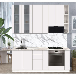 Bucatarie modulara Modern Dolce Vita Vitrina 2 H110 2.2m