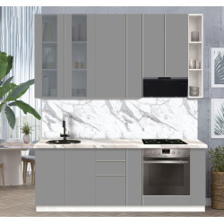 Модульная кухня Modern Dolce Vita Витрина 2 H110 2.2m Thumb