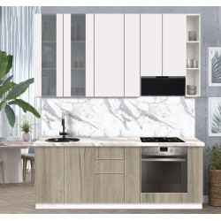 Модульная кухня Modern Dolce Vita Витрина 2 H110 2.2m Thumb