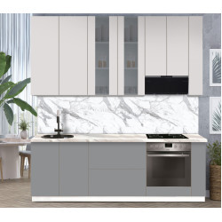 Bucatarie modulara Modern Dolce Vita Vitrina 2 H110 2.4m