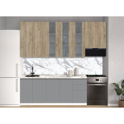 Bucatarie modulara Modern Dolce Vita Vitrina 2 H110 2.6m