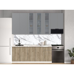 Bucatarie modulara Modern Dolce Vita Vitrina 2 H110 2.6m Thumb