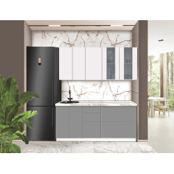 Модульная кухня Modern Dolce Vita Витрина 2 H68 1.8m Thumb