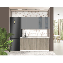 Модульная кухня Modern Dolce Vita Витрина 2 H68 1.8m Thumb