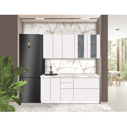 Модульная кухня Modern Dolce Vita Витрина 2 H68 1.8m Thumb