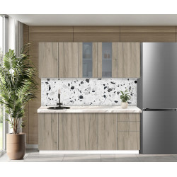 Модульная кухня Modern Dolce Vita Витрина 2 H68 2.0m Thumb