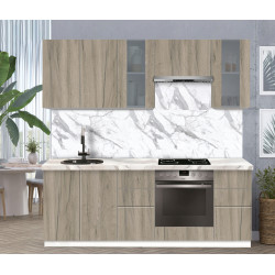 Модульная кухня Modern Dolce Vita Витрина 2 H68 2.2m Thumb