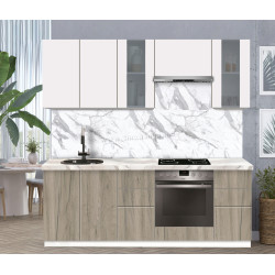 Модульная кухня Modern Dolce Vita Витрина 2 H68 2.2m