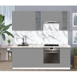 Модульная кухня Modern Dolce Vita Витрина 2 H68 2.2m Thumb