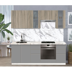 Модульная кухня Modern Dolce Vita Витрина 2 H68 2.2m Thumb