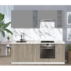 Модульная кухня Modern Dolce Vita Витрина 2 H68 2.2m Thumb